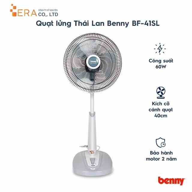 [Mã BMLTA35 giảm đến 35K đơn 99K] Quạt lửng Thái Lan Benny BF-41SL