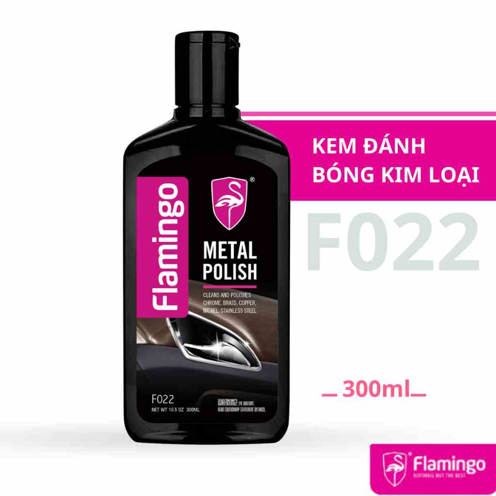 [Mã BMLTB35 giảm đến 35K đơn 99K] Kem Đánh Bóng Kim Loại Flamingo F022 300ml - Hãng Phân Phối Chính Thức