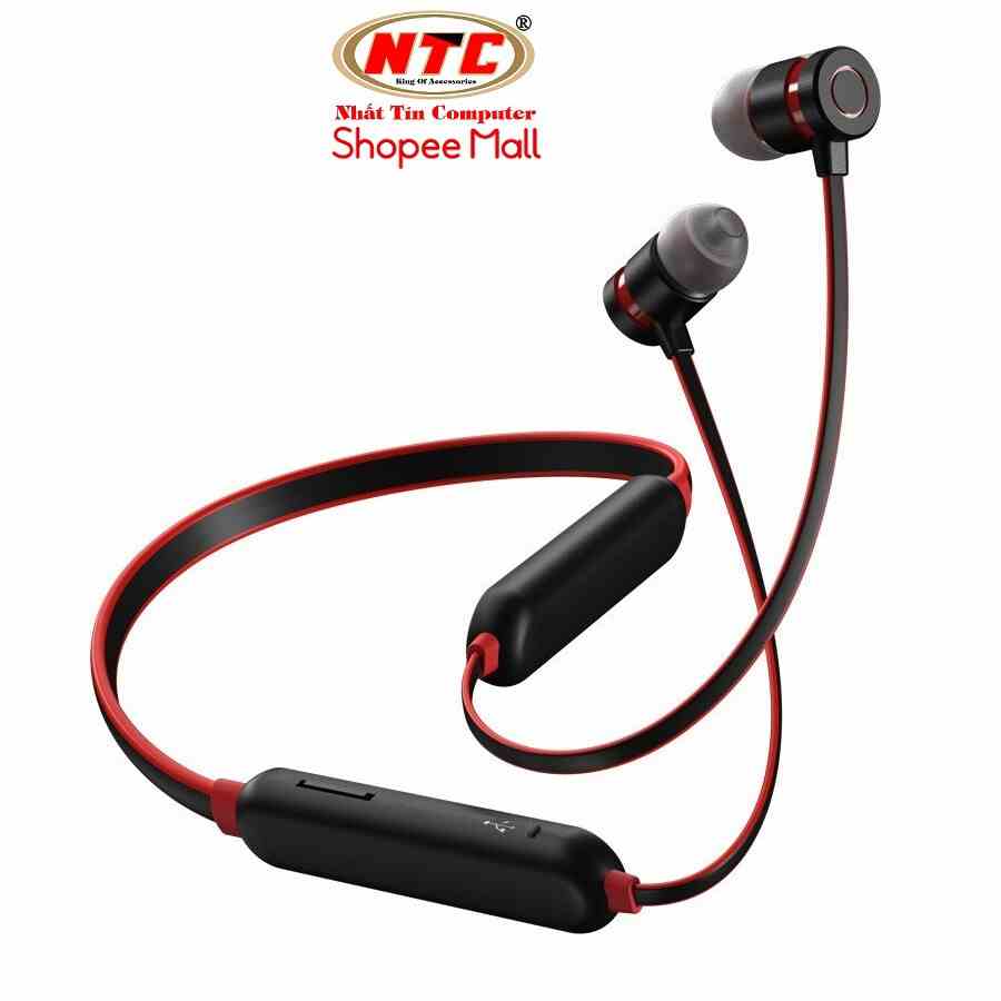 Tai nghe bluetooth  Remax RX-S100 Neck-band Sports V5.0, pin dùng 10H, có khe gắn thẻ nhớ - Hãng phân phối