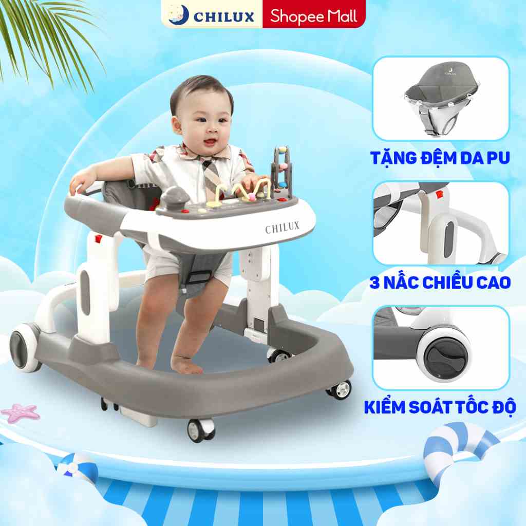 Xe tập đi cho bé chữ U Chilux Walk-S, đa năng, tạo cho bé hướng cố định khi di chuyển