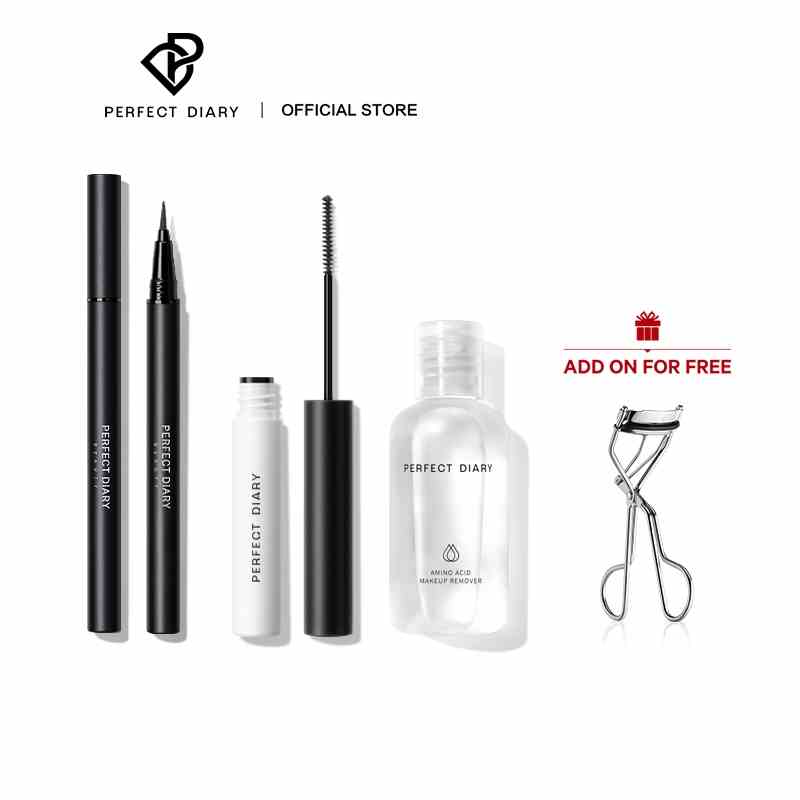 Set Mascara 4.5g +Bút Kẻ Mắt 4.5g +Chì kẻ chân mày 0.28g Perfect Diary