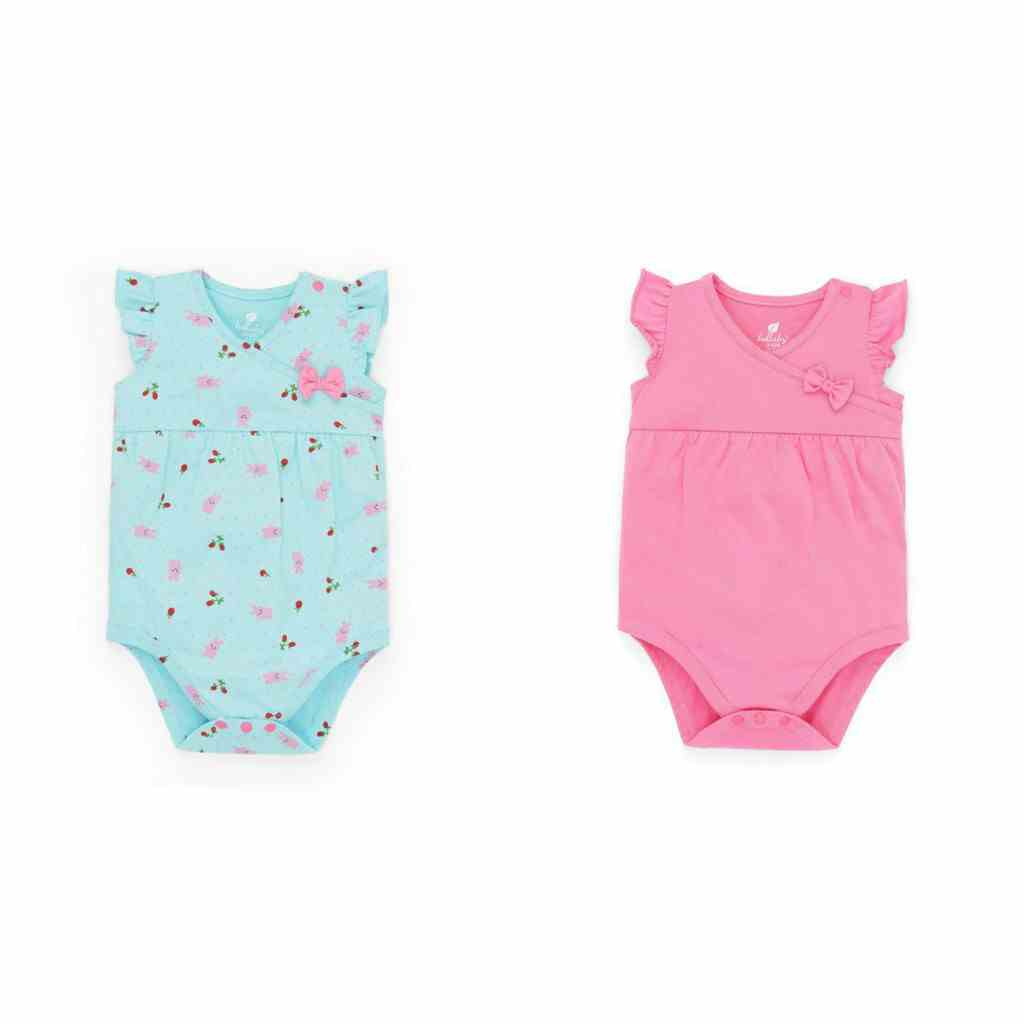 LULLABY Set 2 body cộc tay cho bé gái NH36B