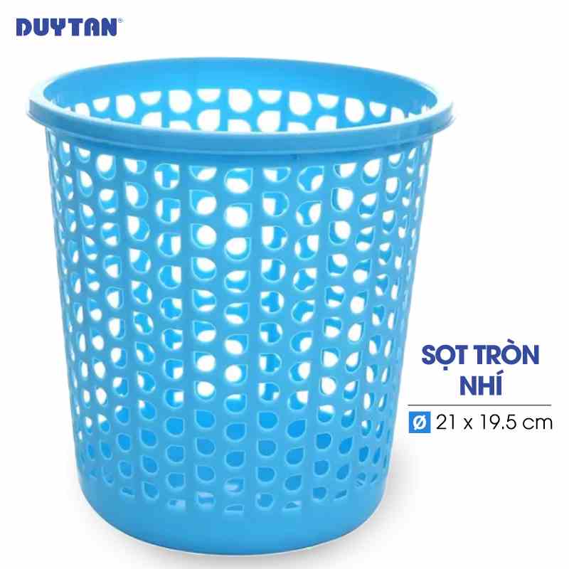 [Mã BMLTA35 giảm đến 35K đơn 99K] Sọt tròn nhí nhựa DUY TÂN (21 x 19.5 cm) - 20632