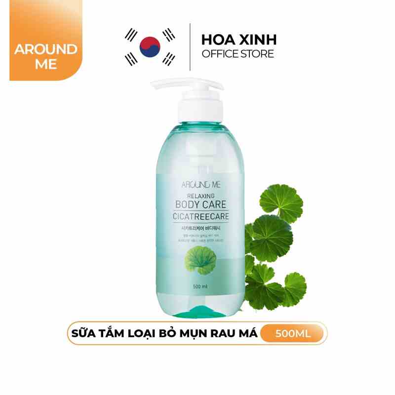 Sữa Tắm Around Me Chăm Sóc Da Mụn Nhạy Cảm Relaxing Bodycare Cicatreecare 500ml