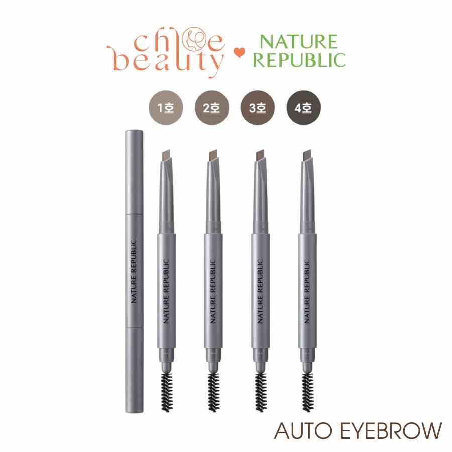 [Mã BMLTA35 giảm đến 35K đơn 99K] Chì kẻ mày dạng vặn đầu vát NATURE REPUBLIC Botanical Auto Eyebrow 0.3g