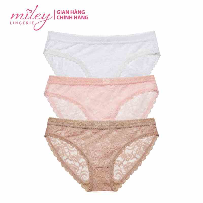 [Mã BMLTA35 giảm đến 35K đơn 99K] Set 3 Quần Lót Ren Hoa Sexy Miley Lingerie FLS0213-0903-1203 _ Màu Ngẫu Nhiên