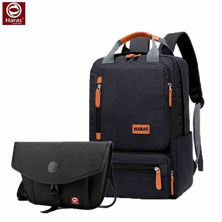 Combo Balo Laptop HR262 Và Túi Đeo Chéo HARAS HR264