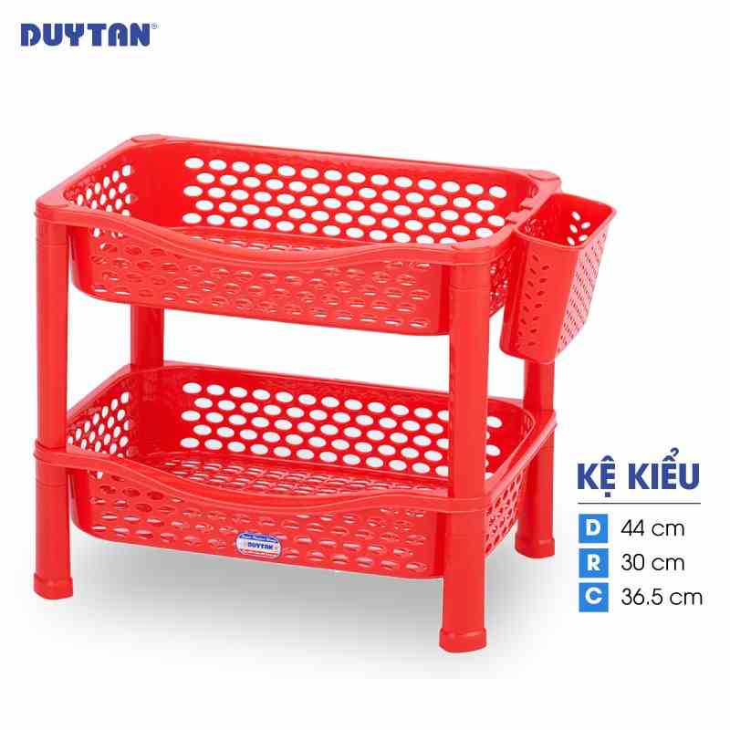 [Mã BMLTA35 giảm đến 35K đơn 99K] Kệ kiểu nhựa DUY TÂN 2 ngăn (44 x 30 x 36.5 cm) - 27365 - Giao màu ngẫu nhiên