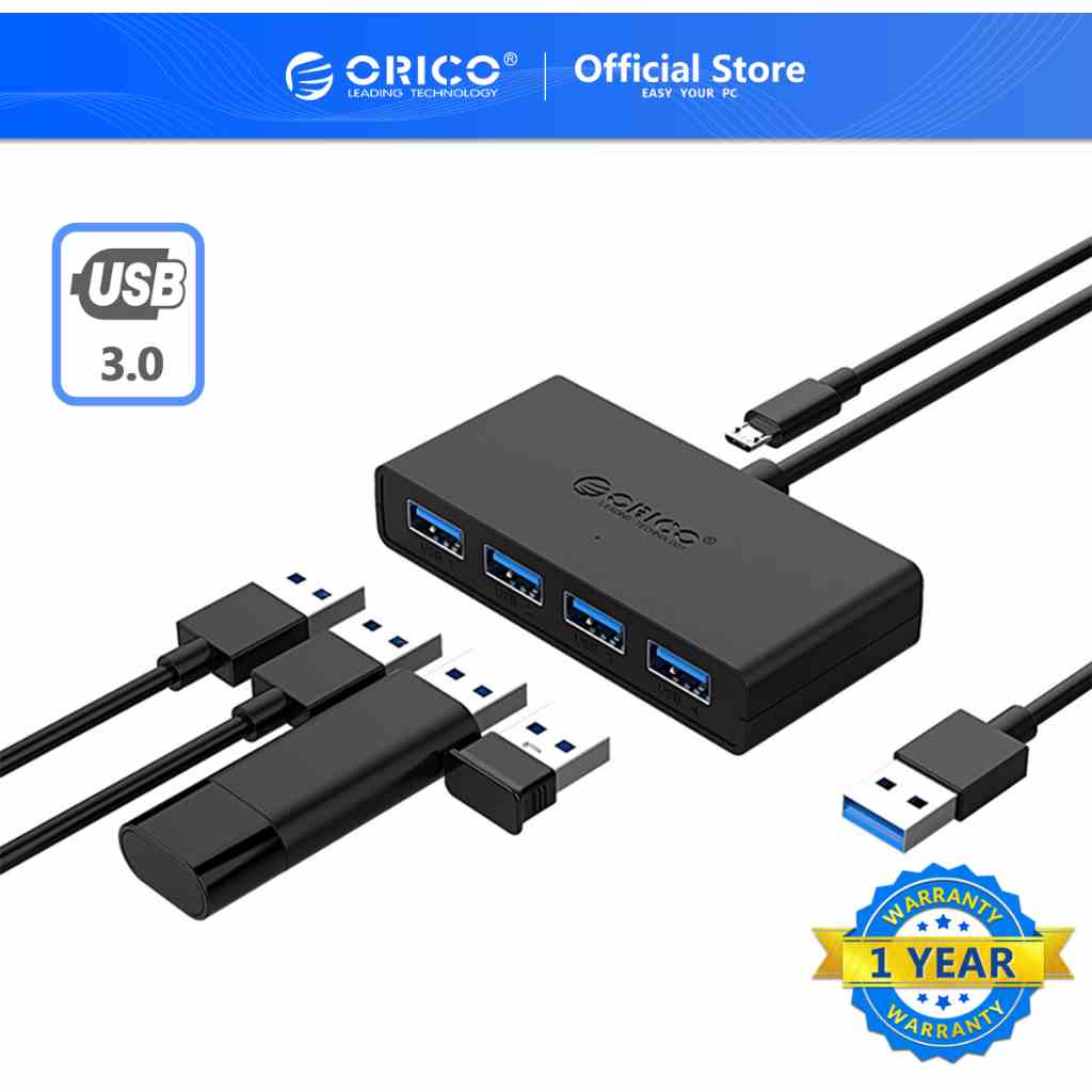 Bộ Hub ORICO G11-H4-U3 4 Cổng USB 3.0 Dài Cho laptop táo/Notebook/Pc