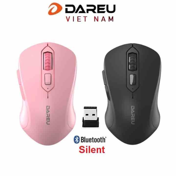 Chuột không dây Dareu LM115B Bluetooth 5.0 + Wireless 2.4GHz ( Silent Switch )