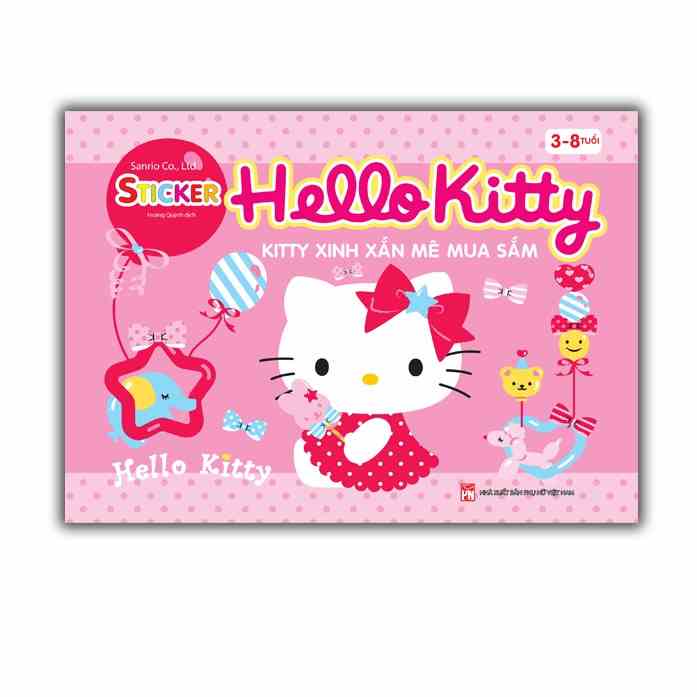 [Mã BMLTB35 giảm đến 35K đơn 99K] Sách - Hello Kitty - Kitty xinh xắn mê mua sắm (3-8 tuổi)