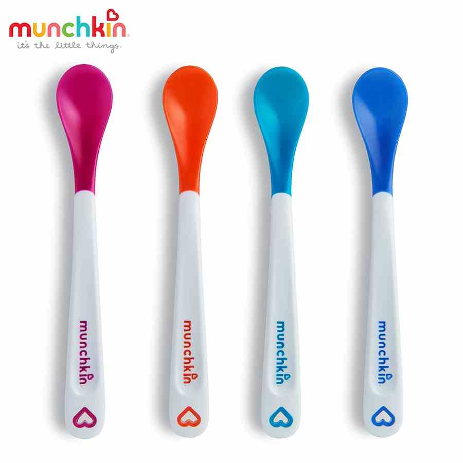 [CHÍNH HÃNG] BỘ THÌA MỀM BÁO NÓNG MUNCHKIN - Nhập khẩu chính hãng