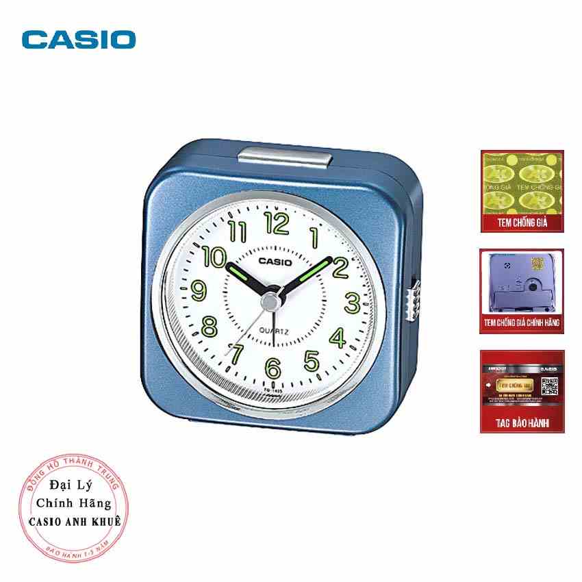 [Mã BMLTB200 giảm đến 100K đơn 499K] Đồng hồ để bàn Casio TQ-143S-2DF có đèn ,báo thức, dạ quang ( 7.7×7.6×3.8 cm )