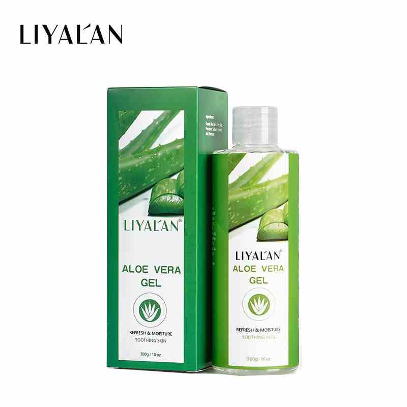 Gel dưỡng da LIYALAN chiết xuất nha đam cấp ẩm làm dịu phục hồi làn da mịn màng 300g