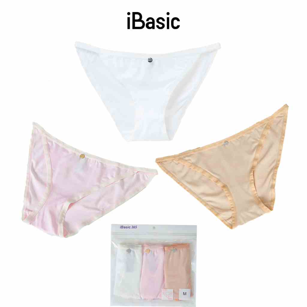 Set 3 quần lót nữ cheeky thun lạnh iBasic PANW090