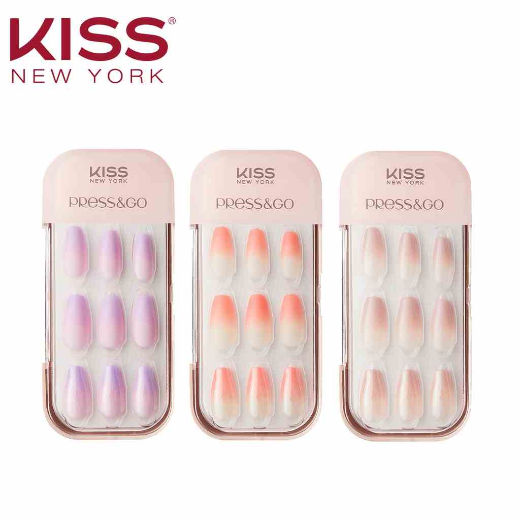 [Mã BMLTB200 giảm đến 100K đơn 499K] [BST My Muse] Móng Tay Gel Tự Dán Press & Go Kiss New York Nail Box