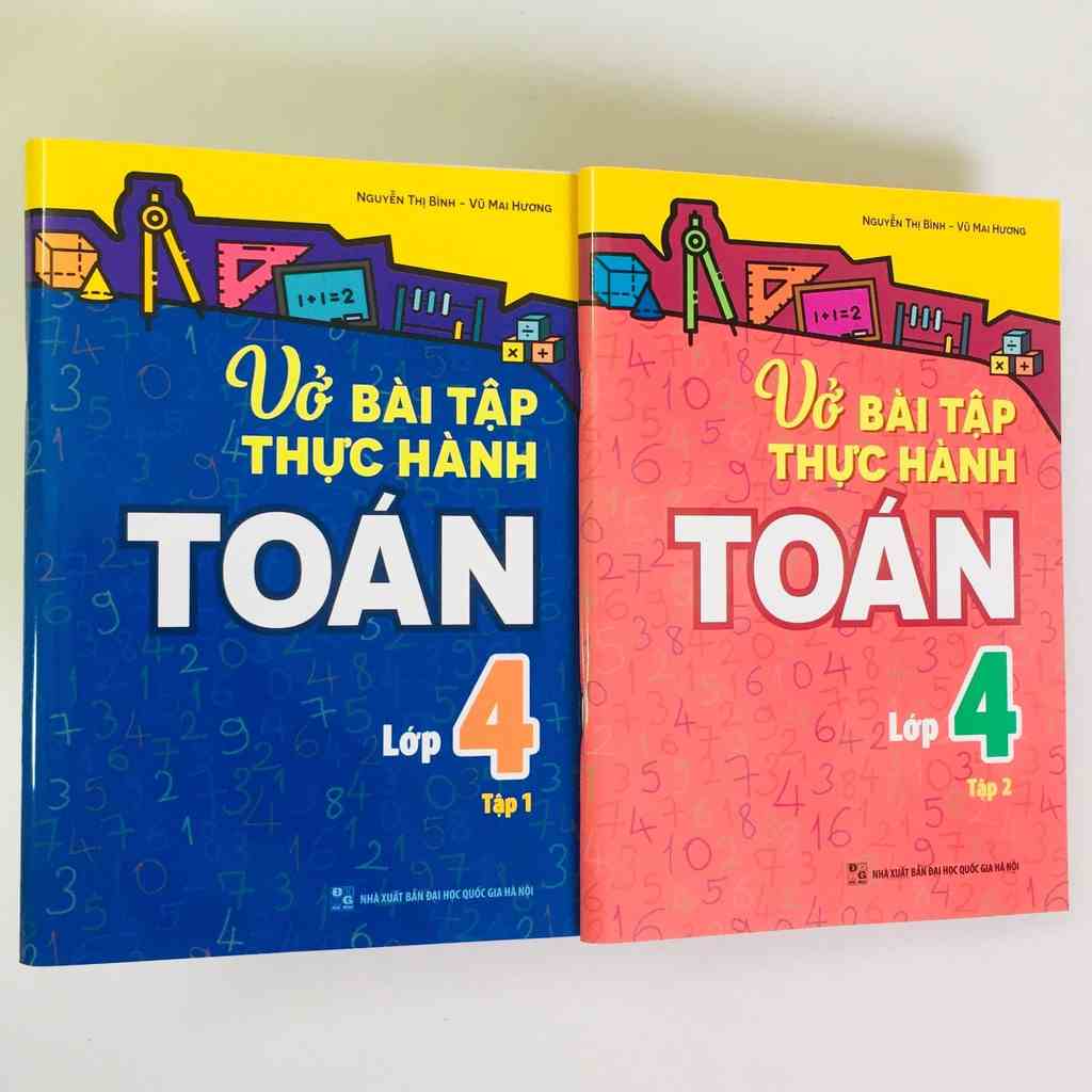 Sách - Vở Bài Tập Thực Hành Toán Lớp 4 (bộ 2 tập) - Tập lẻ tuỳ chọn