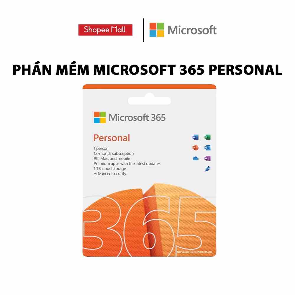 [Mã ELCL7 giảm 7% đơn 300K] Phần mềm Microsoft Office 365 Personal