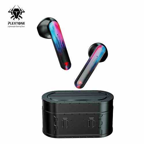 Tai Nghe Nhét Tai Bluetooth Plextone 4Game TWS 65ms Có mic Và Đế Sạc Chất Lượng Cao