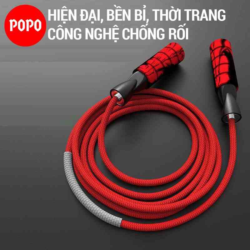 Dây nhảy thể dục POPO XS005 giảm mỡ bụng chống rối, chống mài mòn