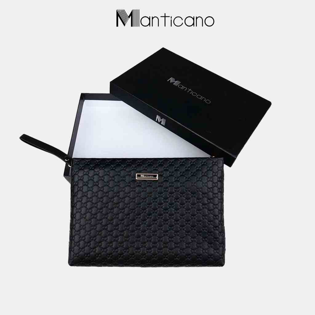 [Mã BMLTB200 giảm đến 100K đơn 499K] Ví cầm tay Clutch nam Manticano da thật nguyên tấm cao cấp kiểu dáng sang trọng