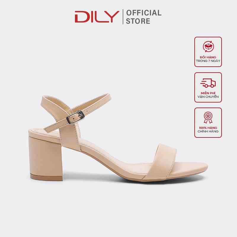 Giày sandal nữ DILY thời trang gót vuông 5cm_AA0295