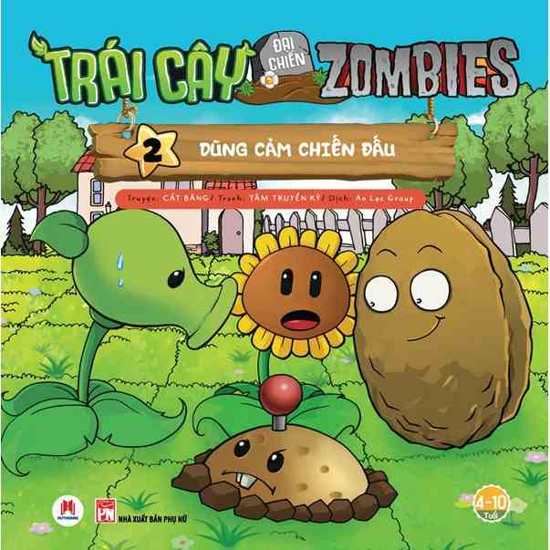 [Mã BMLTB35 giảm đến 35K đơn 99K] Sách - Trái Cây Đại Chiến Zombies (Tập 2: Dũng Cảm Chiến Đấu)