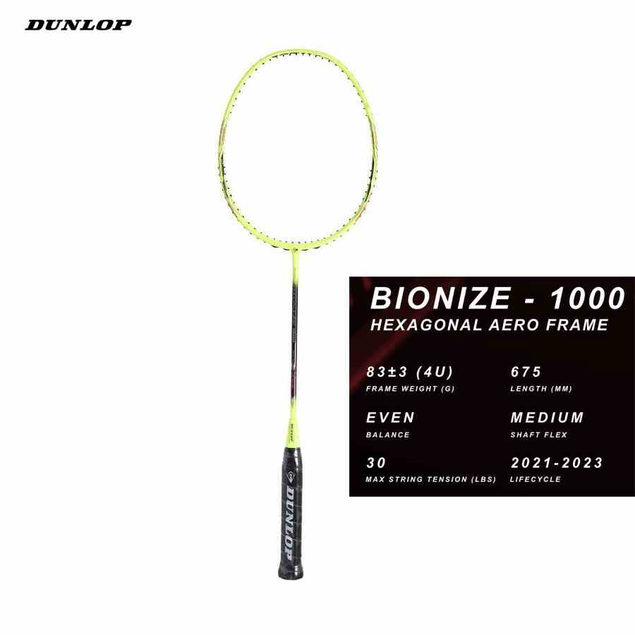 Vợt cầu lông Dunlop BIONIZE 1000 G6 - Hàng chính hãng thương hiệu Anh Quốc