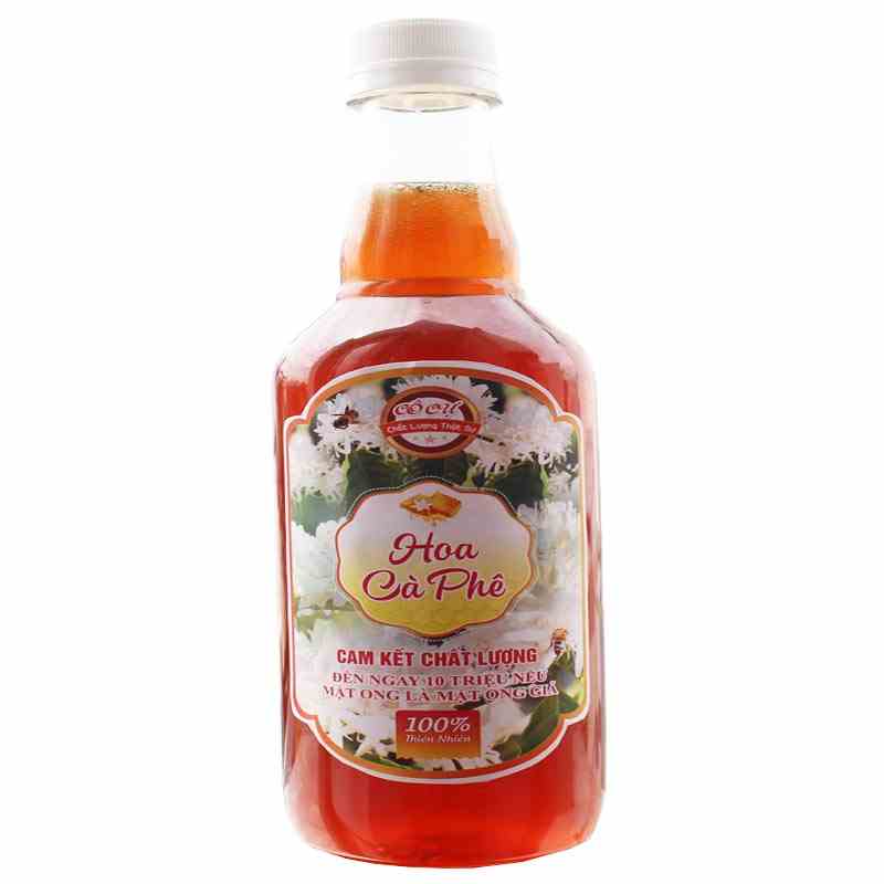 [Mã BMLTA35 giảm đến 35K đơn 99K] Mật Ong Hoa Cà Phê 500ml (700gr) Đặc sản Cô Cự