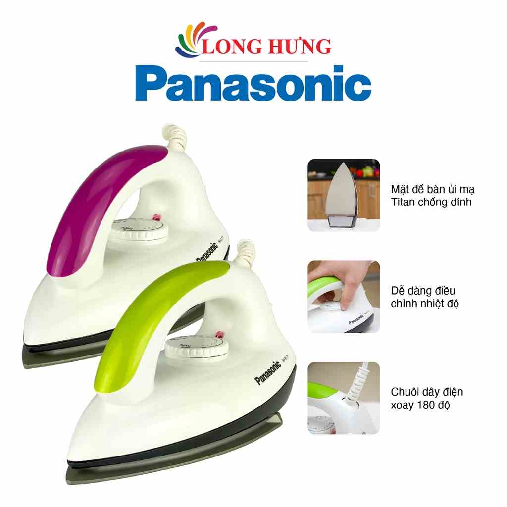 [Mã BMLTA35 giảm đến 35K đơn 99K] Bàn ủi khô Panasonic NI-317T - Hàng chính hãng