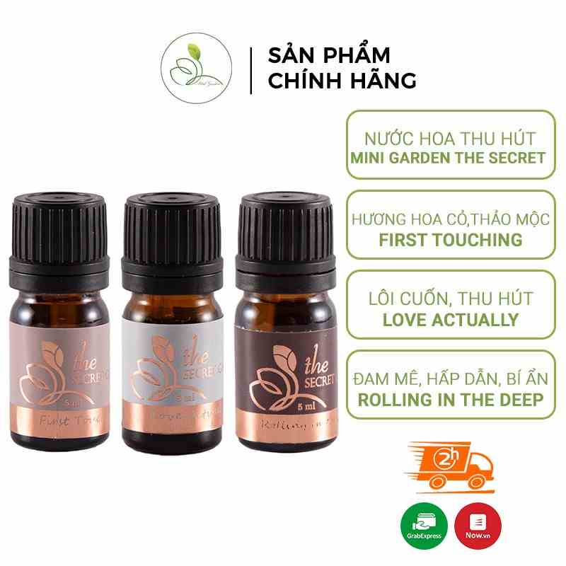 Nước Hoa Thu Hút Mini Garden The Secret Garden Perfume 5ML PV988