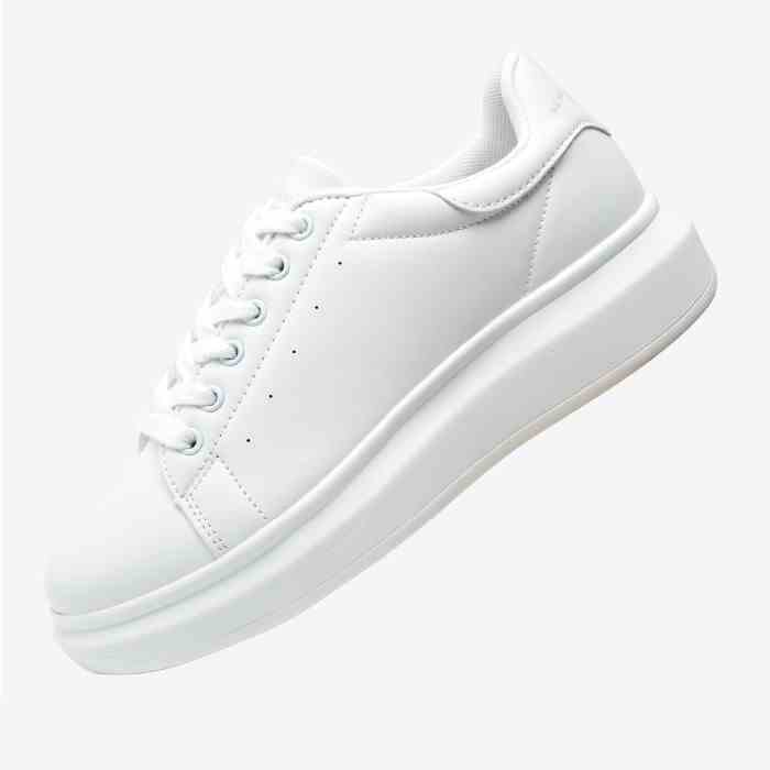 Giày thể thao Sneaker Domba gót trắng nam nữ chính hãng H-9115