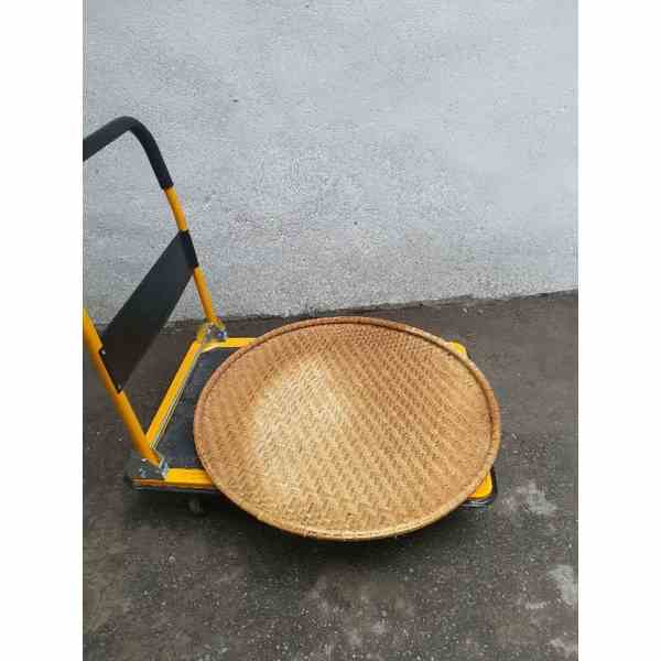 Mẹt tre, nia tre, ONGTRE viền mây 78cm dụng cụ nhà bếp, trang trí bánh, đựng thức ăn ( Nhận làm theo kích thước )