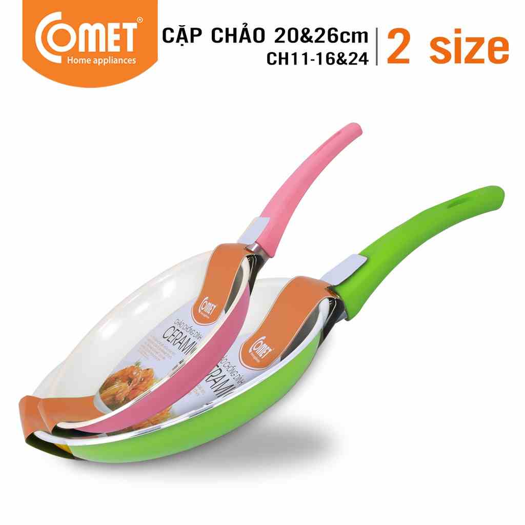 Combo chảo chống dính Ceramic COMET - CH11-16&24