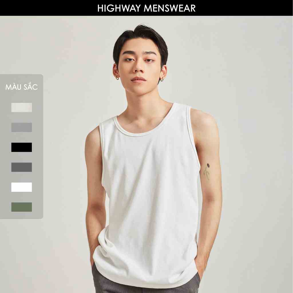 Áo tanktop nam thun bo gân Highway (Menswear) Matthew