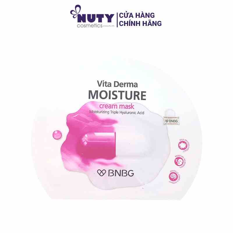 Mặt Nạ Kem Cấp Ẩm Dưỡng Da BNBG Vita Derma Moisture Cream Mask (30ml)