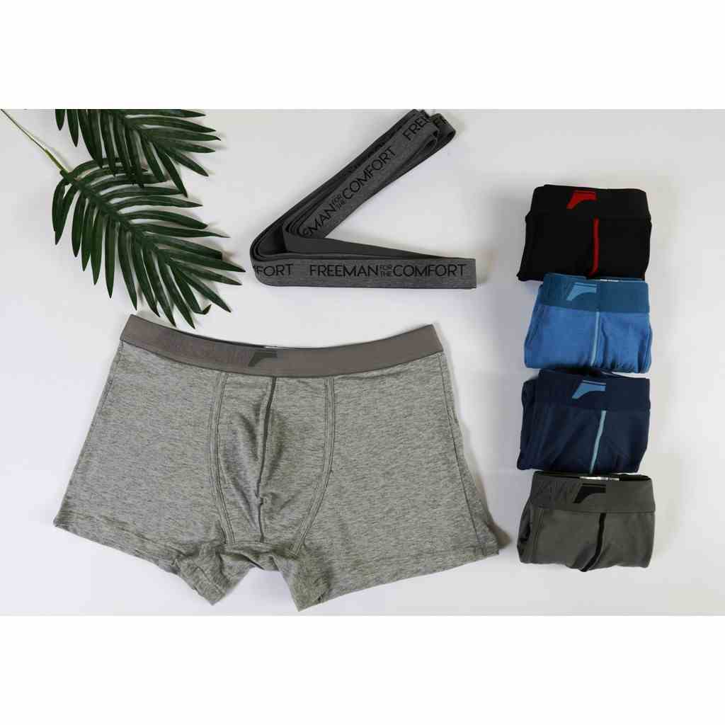 [Mã BMLTB35 giảm đến 35K đơn 99K] Quần lót boxer nam Freeman [Combo 3] 6516