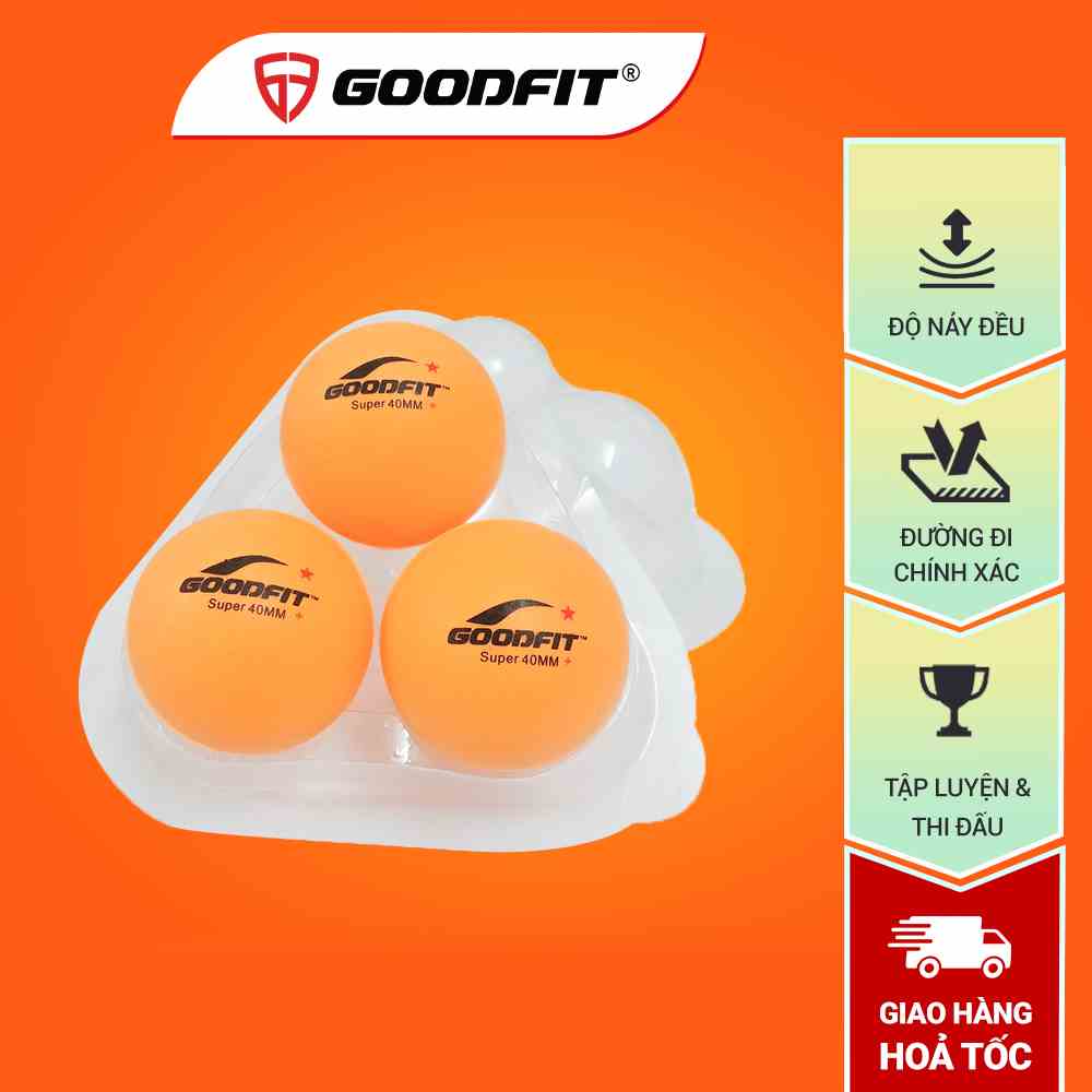 Set 30 quả bóng bàn 40mm 1 sao GoodFit GF003TB