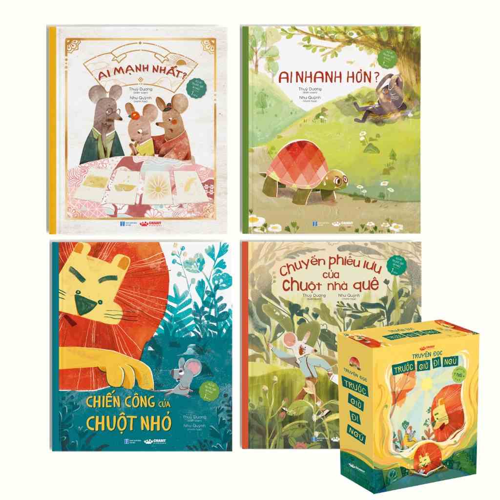 Sách đọc trước giờ đi ngủ - Truyện cổ tích cho bé - Crabit Kidbooks - Dành cho trẻ từ 1 tuổi