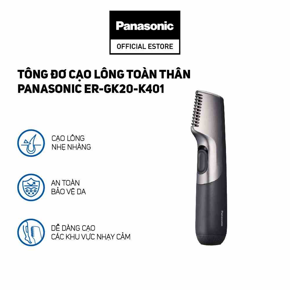 Tông đơ cạo lông toàn thân Panasonic ER-GK20-K401 - Hàng chính hãng