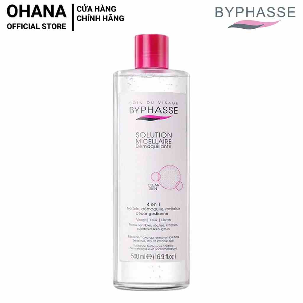 Nước Tẩy Trang Byphasse Micellar Makeup Remover Solution 500ml