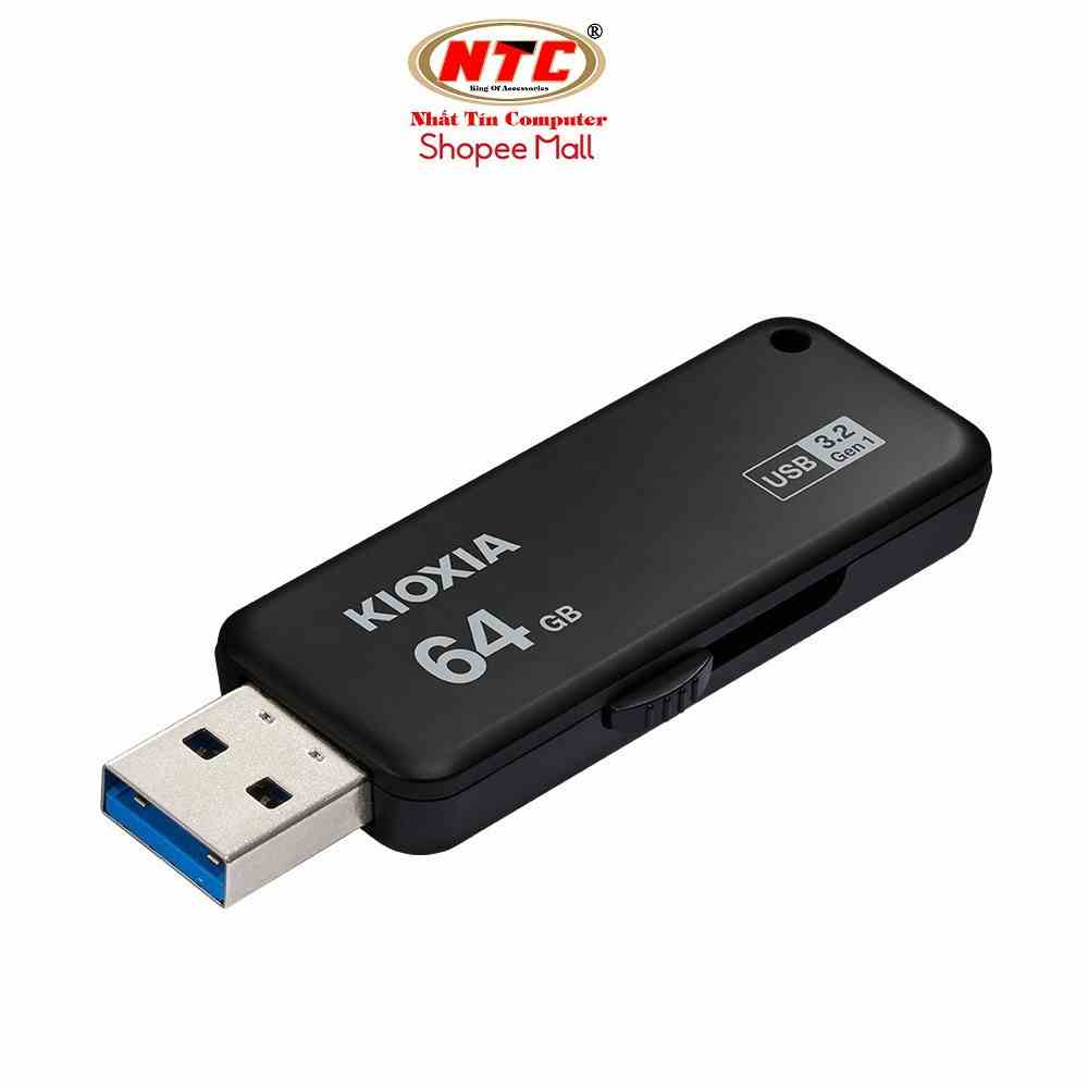 USB 3.2 Gen 1 Kioxia TransMemory U365 64GB 150Mb/s (Đen)