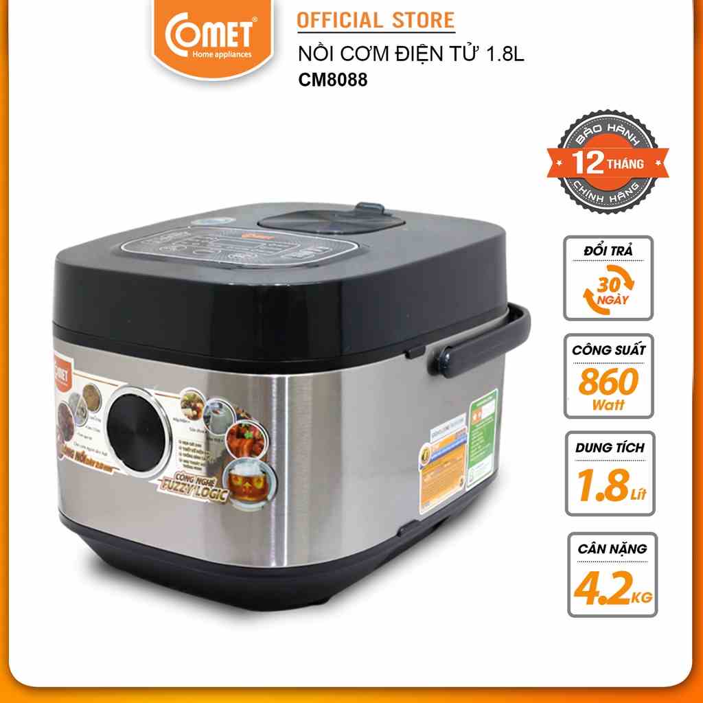 Nồi cơm điện tử COMET CM8088 - 1,8L