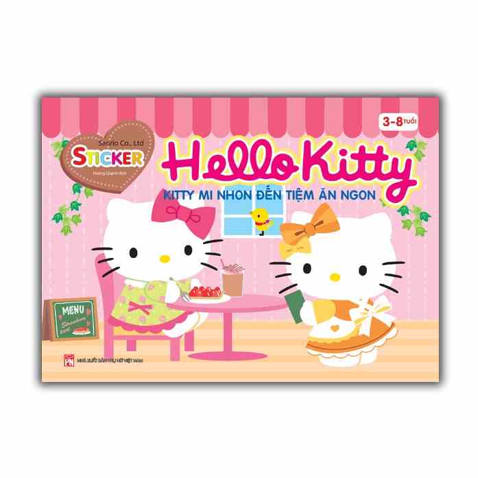 [Mã BMLTB35 giảm đến 35K đơn 99K] Sách - Hello Kitty - Kitty mi nhon đến tiệm ăn ngon (3-8 tuổi)