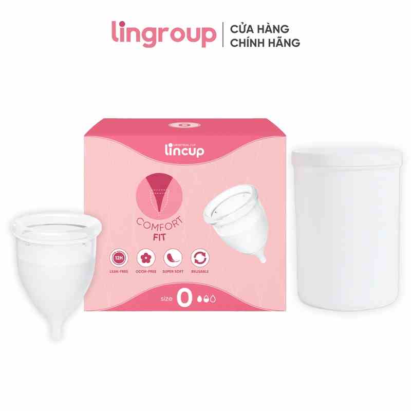 Cốc nguyệt san Lincup 0 chính hãng (25ml) - Nhập Khẩu Mỹ