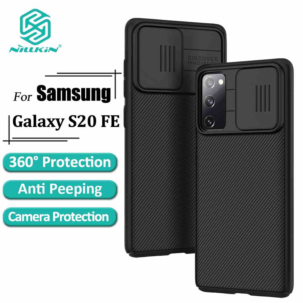 Ốp điện thoại NILLKIN CamShield PC cứng bảo vệ sự riêng tư cho Samsung Galaxy S20 FE / S20 FE 2022 / S20 Fan Edition 5G