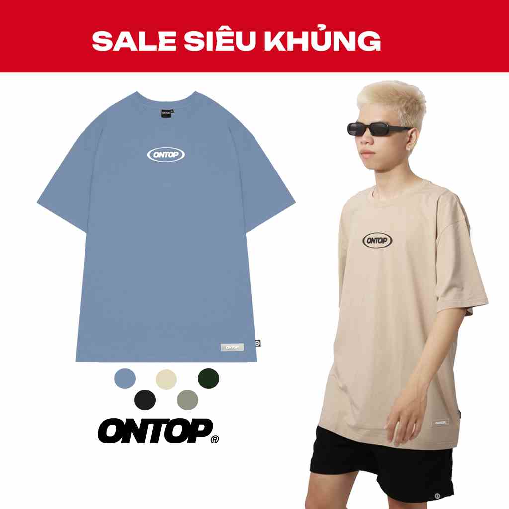 Áo thun local brand chính hãng ONTOP form rộng tay lỡ nhiều màu - Outta O17-T3