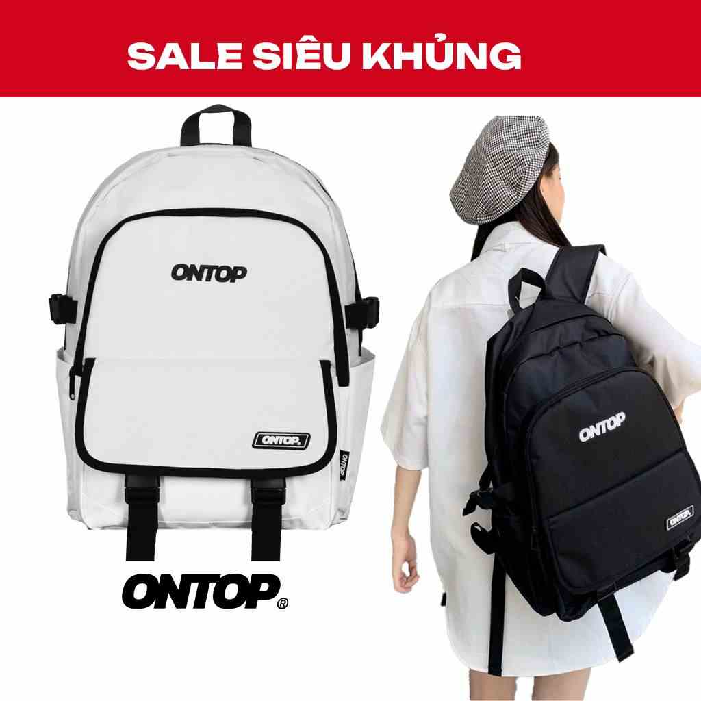 Balo nam đi học thời trang màu đen, trắng nam nữ Local Brand ONTOP - Ulti Backpack O-P25