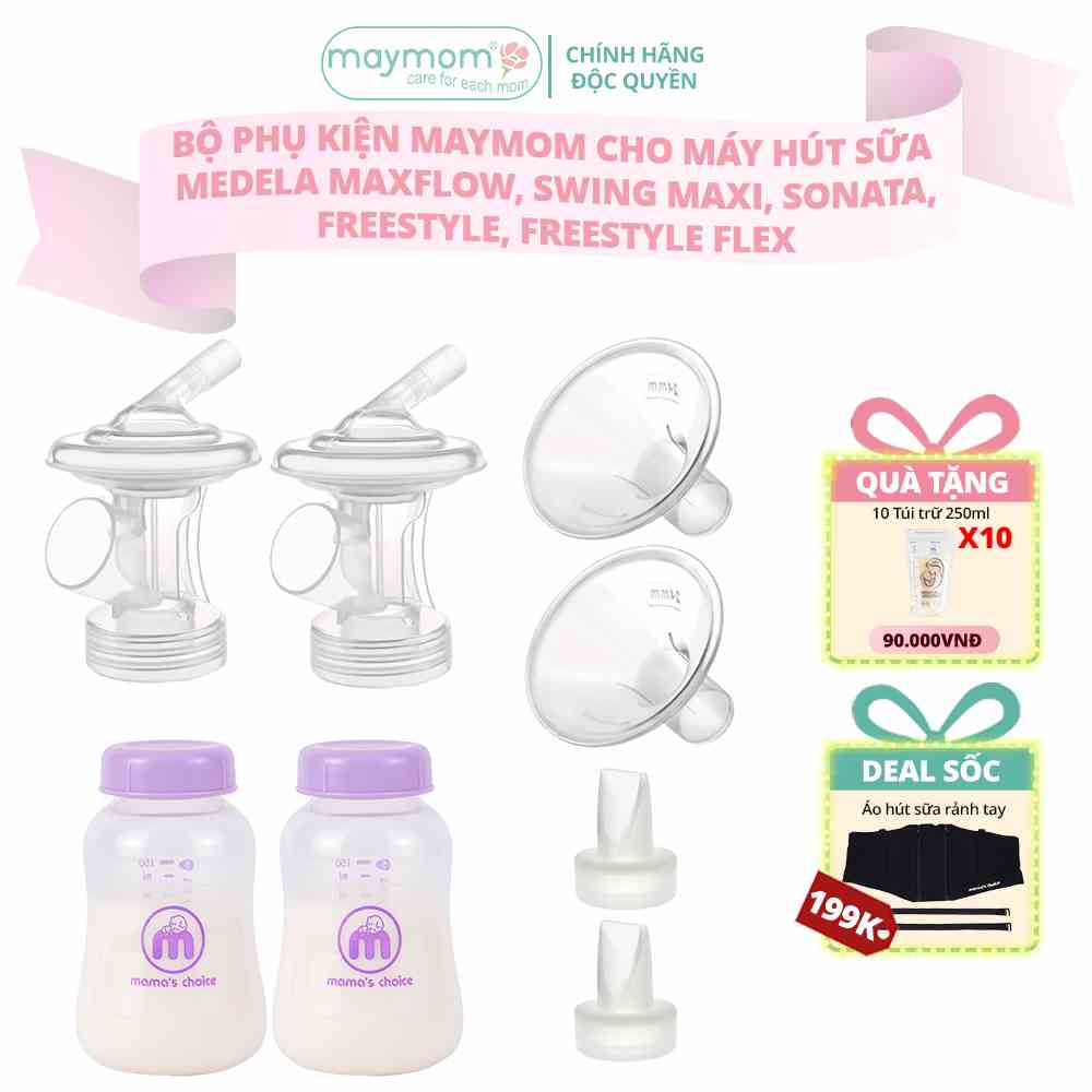 Phụ Kiện Maymom Cho Máy Hút Sữa Medela Maxflow, Sonata, FreeStyle Flex, FreeStyle, Swing Maxi, Swing Maxi Flex