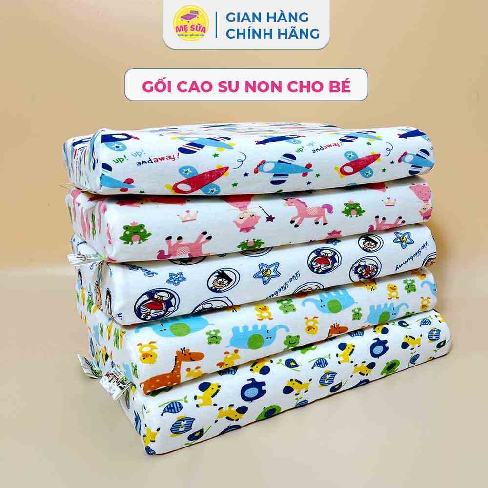 Gối cao su non cho bé tự nhiên chính hãng TOPAZ cao cấp cho trẻ em có lỗ thoáng khí giúp bé êm ái khi ngủ